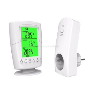 Digital Wireless wifi Thermostat Room Temperature Controller Heating and Cooling function with Remote Control + LCD backlight