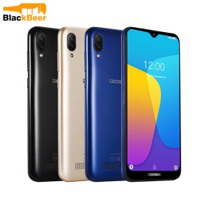Doogee X90 6.1 Inch Android 8.1 Cellphone WCDMA Quad Core MT6580A Smartphone 5MP+8MP Face Unlocked Mobile phone 3400mAh 16GB ROM