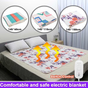 Electric Blanket Warm Heater 220V Double Body Warmer Heated Blanket Thermostat Electric Heating Blanket Electric Heating