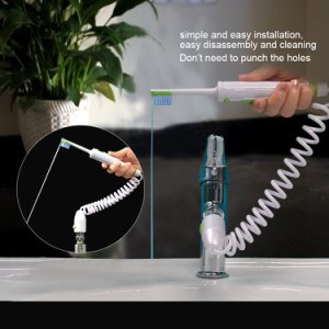 Faucet Oral Irrigator Dental Flosser Portable Water Powere Flosser Dental Implement Water Jet Toothbrush Dental Cleaning Machine