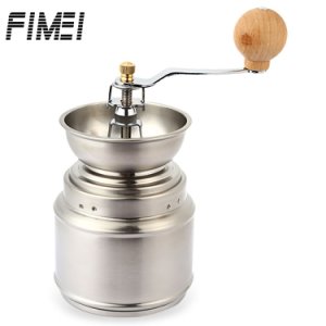 FIMEI Portable Multipurpose Stainless Steel Adjustable Manual Ceramic Coffee Grinder Bean Miller Coffee Machine For Home Office