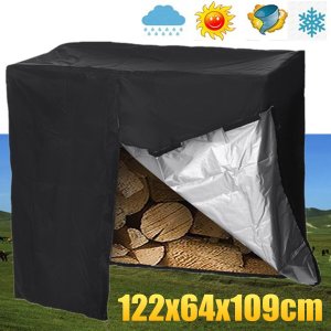 Garden Oxford Firewood Log Rack Cover Dust-Proof Waterproof Snow Protect Durable Multifunction Anti UV Storage Cover