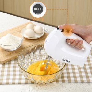 GBlife LB3001A Electric Blender with 2 Beater Whisk Hand Mixer Egg Kitchen 2 Dough Hook Household Food Processor Mixture Machine
