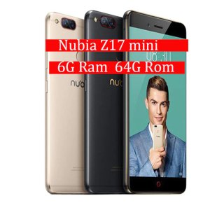 Global Firmware ZTE Nubia Z17 Mini 6GB RAM 64GB ROM Mobile Phone Snapdragon Cellphone Dual Camera FDD LTE 4G Support NFC OTA