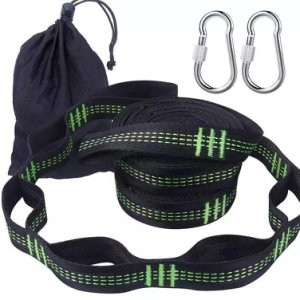 Hammock Strap Accessories Outdoor Swing Lightweight Hanging Tree Adjustable Loops Camping Durable Hiking With Climbing Buckle