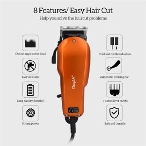 High Power Mens Powerful Electric Hair Clipper Professional Hair Trimmer Barber Cutting Machine For Adult Baby Styling Tool 42