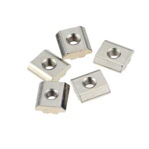 HOT Sale T Sliding Nut Block Square Nuts Nickel plating  Aluminum For EU Standard 3030 Aluminum Profile Slot for Kossel