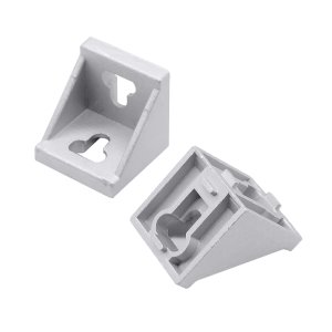 HOTSale 10pcs 4545 corner fitting angle aluminum L type  connector bracket fastener match use 4545 industrial aluminum profile