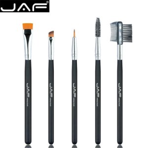 JAF 5Pcs Makeup Brush Set Professional Face Eye Shadow Eyeliner Foundation Blush Lip Makeup Brushes Cosmetics Brush Tool 2U1101