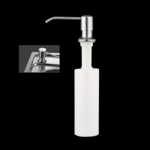 Kitchen Sink Hand Soap Dispenser Stainless steel Liquid Soap Dispensers PP Plastic Bottle Easy To Fill Kitchen Accessorie