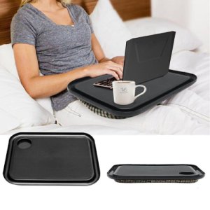 Laptop Table Multifunction Knee Lap Desk for 14 inch Computer Phone Flip Portable Outdoor Headrest Office Home Nap Pillow