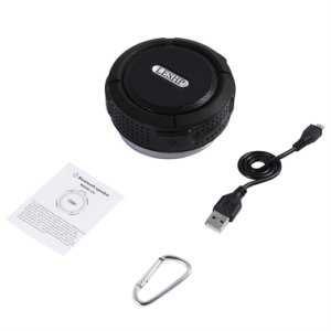 LESHP Wireless Bluetooth Speaker With Calls Handsfree and Suction Cup Waterproof Bluetooth Shower Speaker Potable Vedio Speaker