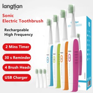 LT-Z09 Sonic USB Rechargeable Electric Toothbrush Ultrasonic Electric Toothbrush Diamondclean Tooth Brush 2 Mins Timer