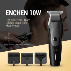 Men ENCHEN USB Charging Hair Trimmer Beard Trimer Electric Shaver Hair Cutting Machine T-Shaped Head Hair Clipper IPX7Waterproof