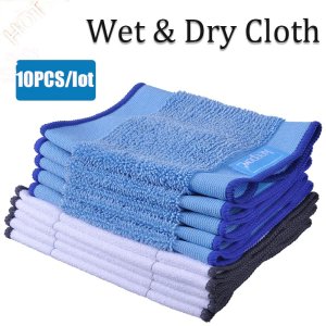Microfiber Wet and Dry Dweeping Pro-Clean Mopping Cloths for Robot irobot Braava Minit 4200 5200 5200C 380 380t