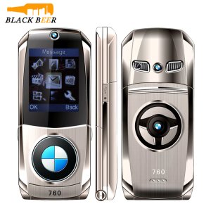 Mosthink W760 Flip Mobile Phone Dual SIM Cards 1.77 Mini Metal Body Car style Camera Single Core Button Russian Keyboard Phone