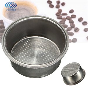 New Arrival Durable Quality Siver Stainless steel Coffee Machine 2 Cup 51mm Non Pressurized Filter basket