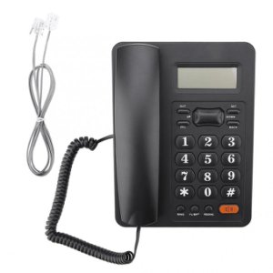 Office Home Landline Wired Telephone Caller ID Display DTMF/FSK Dual System Fixed Telephone telefono fijo para casa
