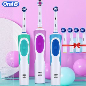 Oral B Vitality D12 Sonic Electric Toothbrush Rotating Rechargeable Brush Heads Teeth Brush Oral Hygiene Tooth Brush Teeth