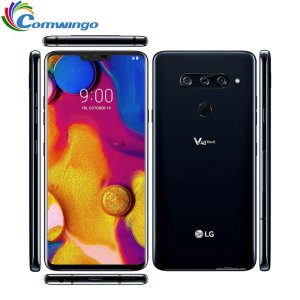 Original LG V40 ThinQ  6.4 6GB RAM Android Octa Core dual front 3 rear Cameras Fingerprint SmartPhone  V405UA/V409N/V405EBW