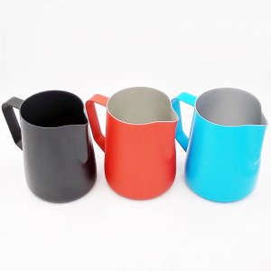 Perfect Color Espresso Coffee Mug Cup Jug Pitcher Kitchen Home Craft Coffee Jug Latte Milk Frothing Jug Non-Stick