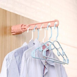 Portable Indoor Drying Rack Window Sill Plastic Drying Clothes Hanger Balcony Window Closet Laundry Clip-on Storage Rack Hanger