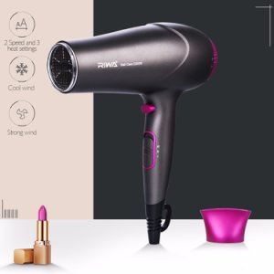 Professional 2200W Large Power Fast Electric Hair Dryer with 2 Wind Speed and 3 Heat Setting Wind Collecting Concentrator