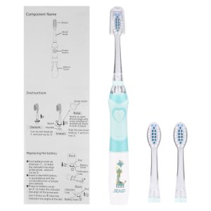 Professional Electronic Child's Toothbrush Soft Vibration Timing Function Dental Care Oral Hygiene Toothbrush with Led Light