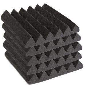 Promotion! 12 Pack Acoustic Wedge Studio Foam Sound Absorption Wall Panels 2 inch x 12 inch x 12 inch