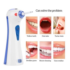 Rechargeable Electric Oral Irrigator Dental Irrigator Water Jet Dental Flosser Teeth Cleaner Tools Tooth Pick with 2 tips P35