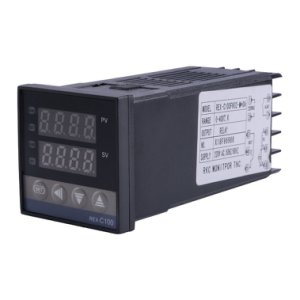 REX-C100 Dual Relay Output LED Digital PID Intelligent Temperature Controller Kits with K Type Probe Sensor 0~400