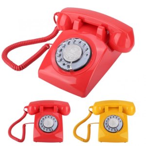 Rotary Dial Telephone Vintage Retro Landline For Hotel Family Office telefono fijo para casa telefon haus telefonillo portero