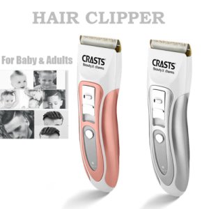 Safety Hair Clipper for Children Kids Adults Cordless Hair Cut Trimmer Set, Rechargable& Electric Haircutting Kit