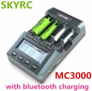 SkyRC MC3000 bluetooth charger with cylindrical battery charging by phone for Ni-MH Nickel-Nickel-Zinc Battery Charging
