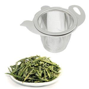 Stainless Steel Tea Infusers Basket Fine Mesh Tea Strainer Lid Tea And Coffee Filters With 2 Handles Reusable
