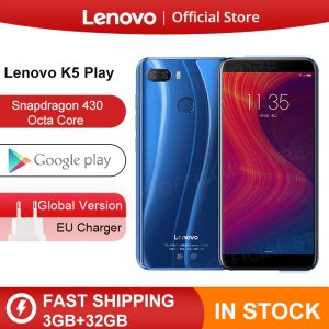 Stock Global Version Lenovo K5 Play 3GB 32GB Snapdragon 430 Octa Core Smartphone 1.4G 5.7 18:9 Fingerprint