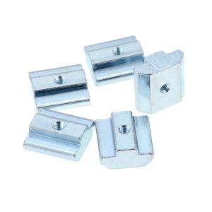 T Sliding Nut Block Square Nuts Zinc Coated Plate Aluminum For EU Standard 4040 Aluminum Profile Slot for Kossel DIY CNC