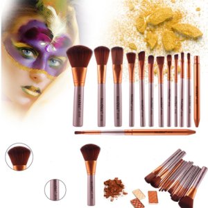 Women Makeup 12Pcs/set Diamond Professional Makeup Brushes Set Eye shadow Powder Foundation cosmetic Brushes 5U1201