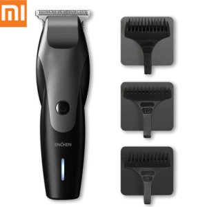XIAOMI ENCHEN Electric Hair Clipper Trrimer For Men Gradient Shape USB Charging Hair Trimmer With 3 Hair Brushes Black Big Sale