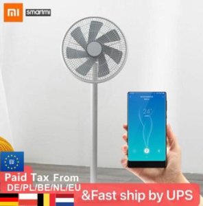 Xiaomi Smartmi Floor Fan 2S Wind 4 Cooling Fan Rotating Electric Rechargeable Fan 2 Phone App Remote Control Natural Wind Fans