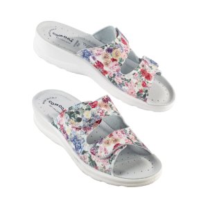 Sandales confort « Fleurs »