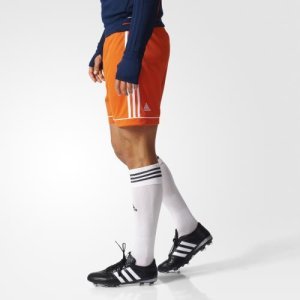 Adidas - Short adidas Squadra 17 - 11/12 ans - orange/blanc
