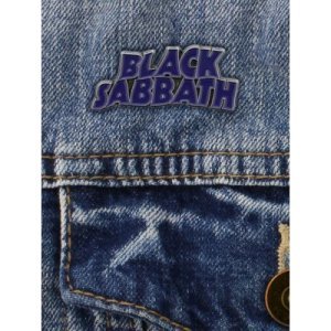 Non Communiqué Black sabbath badge logo Épingle d'émail