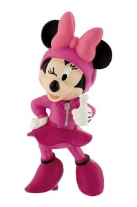 Bullyland Mickey Mouse Figurine Disney Junior Pilote de Course Minnie, 15463