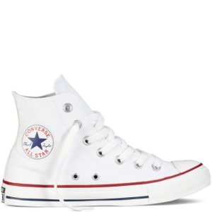 Chaussures mode ville Usual suspect story jeans Converse mid blanche Blanc taille : 36 réf : 57883
