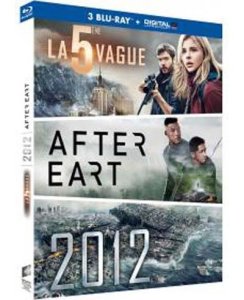 Coffret La Cinquième vague, After Earth, 2012 Blu-ray