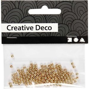 Creotime perles Creative Deco 150 pièces or