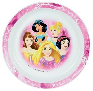 Disney princesses assiette micro-ondable fun house 5463