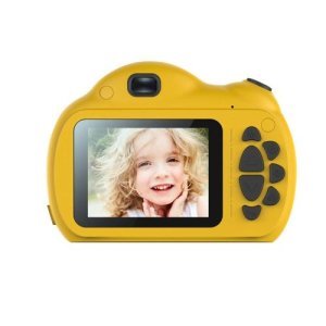 EFUTURE Mini Appareil photo numérique pour enfants Caméra HD sports Jaune