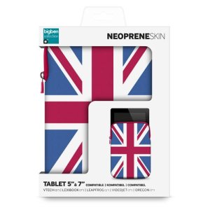 Bigben Etui de protection drapeau uk souple pour tablette 7''